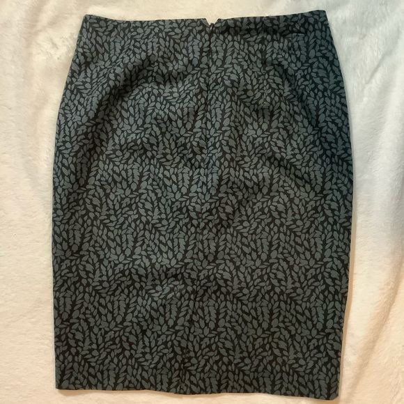 LOFT Slate Blue and Gray Pencil Skirt Size 2 - Picture 2 of 7